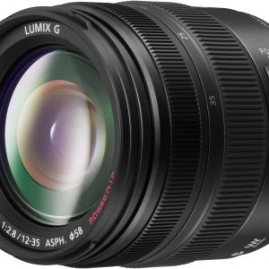 Panasonic LENTE LUMIX G X VARIO, 12-35MM, F2.8 ASPH., MICRO CUATRO TERCIOS PROFESIONALES SIN ESPEJO, POWER OPTICAL I.S. H-HS12035 (Modelo 2012 - USA BLACK)