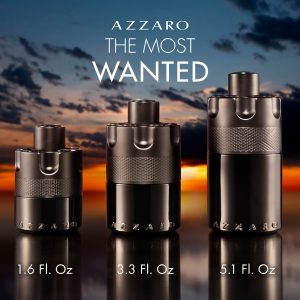 Azzaro The Most Wanted Eau de Parfum Intense - Colonia para hombres amaderada y seductora - Fragancia Fougère, ambar y picante para noche de cita - Uso duradero - Perfumes de lujo para hombres