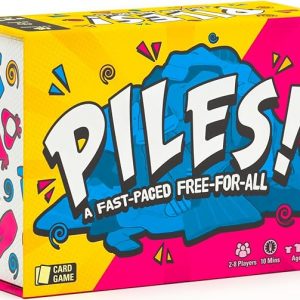 Piles – Card Games – Family Games – for Kids 8 and Up – for Adults – Family Game Night – Travel & Memory Game – Party Games – 10 Mins