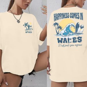 Camisetas gráficas para mujer, camisetas holgadas: blusas de playa hawaianas de verano, camisas de playa tropical de Hawái de manga corta