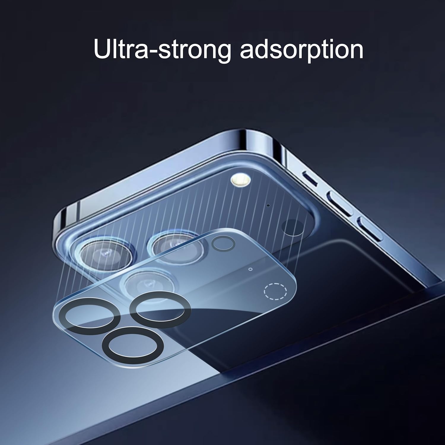 Ailun Paquete de 3 protectores de lente de cámara para iPhone 17 Pro Max, vidrio templado, dureza 9H, Ultra HD, antiarañazos, compatible con fundas, no afecta las tomas nocturnas (no para iPhone 17/17 Pro/iPhone Air)