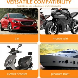 12V 40A Relay, Auto Replacement Parts 4 Pin Relay, Universal Car Vehicle Motor Fuse Motor Switch Power for Fog Driving Light Wire Wiring Harness YL-388-S (Black)