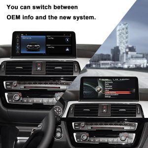 PEMP Linux Screen for BMW 2012-2017 F30 F31 F32 F33 F34 F35 F20 F21 F22 NBT CIC, Support iOS 26 Wired and Wireless CarPlay Retrofit Android Auto 328i 320i Accessories Radio