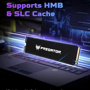 acer Predator GM7 1TB SSD: M.2 2280 PCIe Gen 4 x4 NVMe 2.0, Read Speed Up to 7400 MB/s, Internal PC Solid State Drive for Laptop, Desktop and PS5 - BL.9BWWR.118