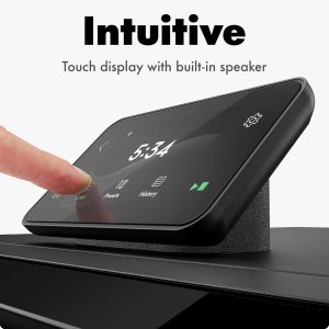 CHEF iQ MiniOven Smart Toaster Oven Air Fryer Combo, 11-in-1 Countertop Convection Oven, Bake, Broil, Air Fry, Broil, Dehydrate, 1750W, 25 Qt Capacity, Fast Cooking with Touchscreen Controls – Black