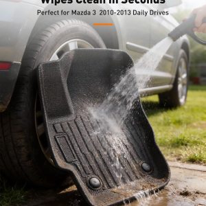 Forro y alfombrillas para maletero de automóvil para Mazda 3 Sedan (no para Hatchback): 2010 2011 2012 2013 protección de cobertura completa para todo tipo de clima, forro de piso de 1ª y 2ª fila+