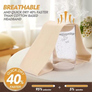 Headbands for Women Valentines Day Gifts for Her - 8 Pcs Head Bands Non Slip for Women's Hair Accessory Stretchy Fabric Headband for Workout Sport Yoga Running Christmas Birthday Gifts for Women