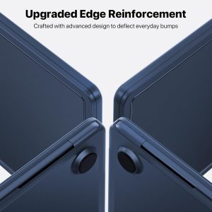 Compatible with MacBook Air 13 inch Case M5 M4 M3 M2 2026-2022, Release Model A3240 A3113 A2681, [100% Match Official Color]Protective Hard Shell Laptop Cover for MacBook Air 13.6 inch– Midnight Clear