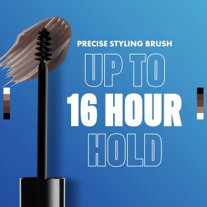 NYX PROFESSIONAL MAKEUP The Brow Glue, Gel de cejas teñido de sujeción extrema - Marrón oscuro