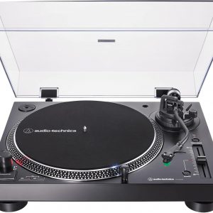 Audio-Technica AT-LP120XUSB-BK Direct-Drive Turntable (Analog & USB), Fully Manual, Hi-Fi, 3 Speed, Convert Vinyl to Digital, Anti-Skate and Variable Pitch Control, Black