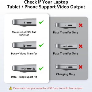 Acer USB C Docking Station Dual Monitor with 2 HDMI, 9-in-1 Laptop Docking Station with 4K@60Hz HDMI, USB A&C 3.0, SD/Micro SD, 100W PD, USB C Dock Compatible with Acer/Dell XPS/HP/Mac/Surface (15cm)
