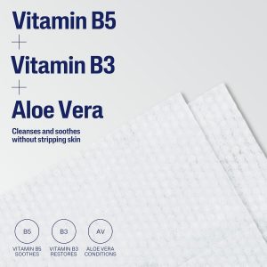 Cetaphil Toallitas faciales y corporales, paños de limpieza suaves para la piel, 50 unidades, paquete doble, para piel seca y sensible, cierre abatible, ideal para el gimnasio, viajes, en el automóvil