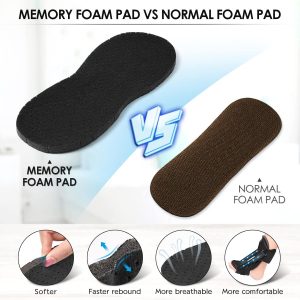 Plantar Fasciitis Brace Night Splint with Soft Memory Foam Pad: 2 Packs Upgraded For Achilles Tendonitis Relief Foot Drop Heel Arch Ankle Pain Support for Women Men