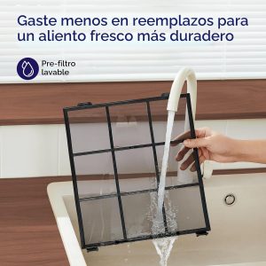 LEVOIT Purificadores de aire para el hogar, habitación grande de hasta 1875 pies cuadrados, con prefiltro lavable, verificación AHAM, monitor de calidad del aire, modo de sueño HEPA para alergias, pelo de mascotas en el dormitorio, Vital 200S-P, color blanco