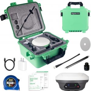 E1 GNSS GPS RTK Base Station Land Surveying Equipment Total Station GNSS Receiver High Accuracy Static Surveying, Coodinates Collection, Point Surveying