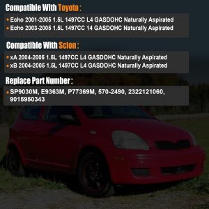 2001-2005 Fuel Pump Assembly Compatible for Toyota Echo 2001-2005, Scion xA 2004-2005, xB 2004-2005 1.5L, Replace SP9030M, 768GE, E9363M, P77369M, 570-2490, 2322121060