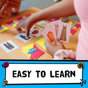 Piles – Card Games – Family Games – for Kids 8 and Up – for Adults – Family Game Night – Travel & Memory Game – Party Games – 10 Mins