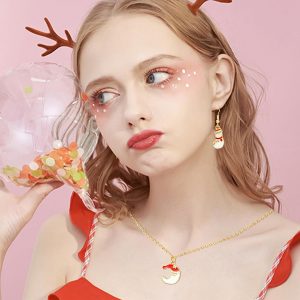 NEWITIN Conjunto de joyería dorada de 69 piezas para mujeres, joyería de fantasía de moda, conjunto de collar, pulsera y aretes chapados en oro para mujeres