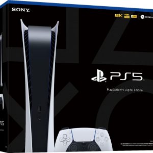 Playstation 5 Digital Edition PS5 Gaming (Disc Free) Console (Renewed)