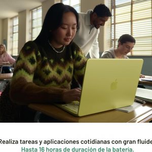 Apple Laptop MacBook Neo 2026 de 13 pulgadas con chip A18 Pro: diseñada para inteligencia artificial y Apple Intelligence, pantalla de retina líquida, memoria unificada de 8 GB, almacenamiento SSD de