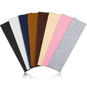 Headbands for Women Valentines Day Gifts for Her - 8 Pcs Head Bands Non Slip for Women's Hair Accessory Stretchy Fabric Headband for Workout Sport Yoga Running Christmas Birthday Gifts for Women