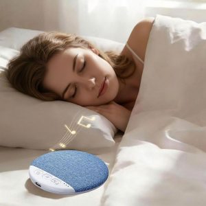 Pillow Speaker for Sleeping, Under Pillow Speakers Bluetooth Pillow Speaker with White Noise Timer Flat, with Stereo Bass Private Sleep Headphones for Adult Kids(Blue)