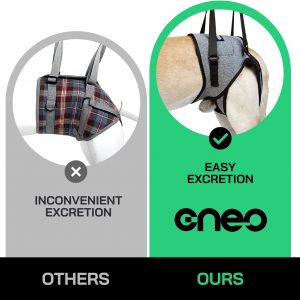 Arnés de elevación Cneo para perros, cabestrillo para perros medianos y grandes, arnés ajustable para perros para patas traseras, arnés para mascotas con diseño cómodo y acolchado para perros ancianos