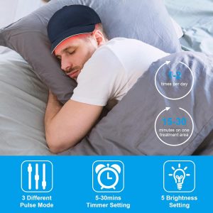Terapia de luz roja para el crecimiento del cabello Sombrero de luz roja Casco para el crecimiento del cabello Salud del cuero cabelludo