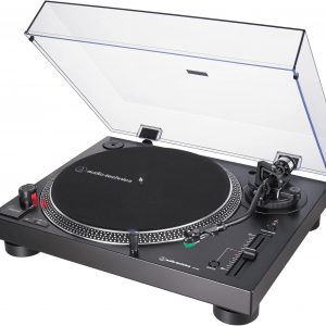 Audio-Technica AT-LP120XUSB-BK Direct-Drive Turntable (Analog & USB), Fully Manual, Hi-Fi, 3 Speed, Convert Vinyl to Digital, Anti-Skate and Variable Pitch Control, Black