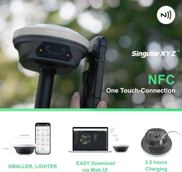 E1 GNSS GPS RTK Base Station Land Surveying Equipment Total Station ...
