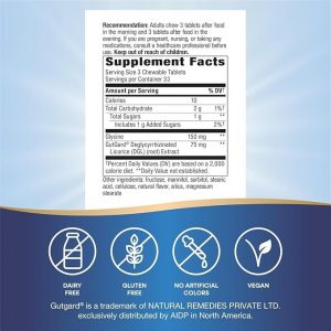 🌿 DGL Nature’s Way® (Regaliz desglicirrizado) – 100 tabletas 💚 Alivio digestivo natural para proteger y calmar el estómago de forma efectiva