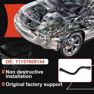 11157608144 Cylinder Head Vent Hose For 2011-2015 BMW F20 F21 F30 F31 F80 1 3 Series Replace# V202194 503122 at23474 33101528 P226585 225999 2380168 961444 EMH410 172887 0011025781