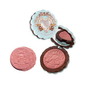 Flower Knows The Sweetie Bear Collection Silk Satin Blush,Talc-Fre Warm Red Brown Powder Blush,Buildable & Blendable,Sun-Kissed Cheek Color for Energized Finish,Gift-Worthy(05 Bear Biscuit)