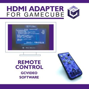 Kaico Gamecube HDMI Adapter Lead for The Nintendo Gamecube Running GCVideo Software. Supports 2X Line-Doubling and Includes Remote Control. A Simple Plug & Play Gamecube Adapter Solution