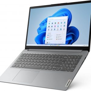 Lenovo IdeaPad 1i 15.6 FHD Laptop | Intel Celeron N4500 | Intel UHD Graphics | 720P Webcam| Bluetooth 5| Grey | 4GB RAM | 128GB SSD | Windows 11 S |Bundle with USB 3.0 Hub