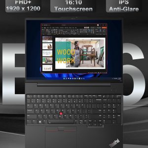 Lenovo ThinkPad E16 Gen 2 Business AI PC Laptop (16" FHD+ Touchscreen, Intel 12-Core Ultra 5 125U (> i7-1355U), 32GB DDR5, 1TB SSD) Backlit, Fingerprint, Thunderbolt 4, Ethernet, Wi-Fi, Win 11 Pro