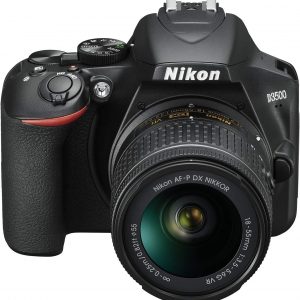 Nikon D3500 24.2MP DSLR Camera with AF-P DX NIKKOR 18-55mm f/3.5-5.6G VR Lens (1590B) – (Renewed)