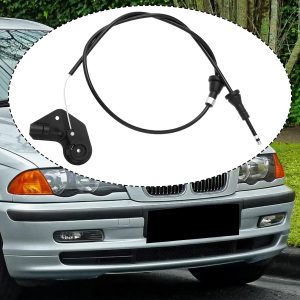 Cable de liberación del capó del capó del motor 51238208442 compatible con BMW Serie 3 E46 1998-2005