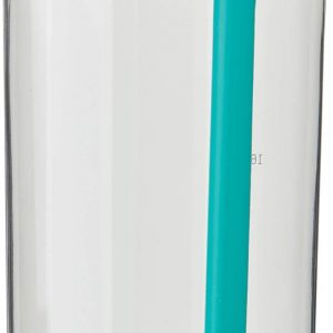 Owala FreeSip - Botella de agua de plástico Tritan transparente con popote, botella de agua deportiva sin BPA, ideal para viajes, 25 onzas, Shy Marshmallow