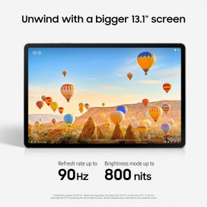 Samsung Galaxy Tab S10 FE+ 13.1” 128GB WiFi Android Tablet, Large Display, Long Battery Life, Exynos 1580 Processor, IP68, Water-Resistant, 90 Hz Refresh, S Pen for Note-Taking, US Version, Blue
