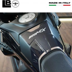 labelbike - 3D Sticker Motorcycle Fuel Tank Pad Protection and Decoration in Resin Compatible with Cf Moto 800 MT-X 2025 Color Bronze