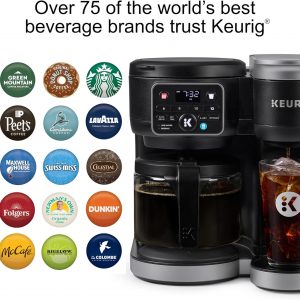 Keurig K-Duo Hot & Iced Single Serve & Carafe Coffee Maker, MultiStream Technology, 72oz Reservoir (Gen 2)