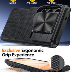 Funda magnética para Samsung Galaxy S26 Ultra, [funda deslizante para cámara con soporte] [compatible con Magsafe] [protección de grado militar] a prueba de golpes para Galaxy S26 Ultra, color