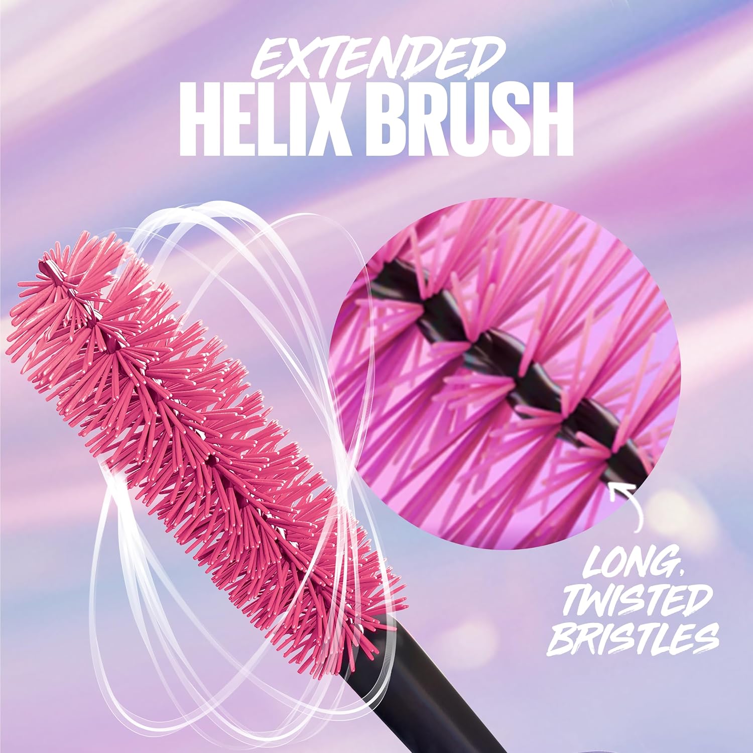 Maybelline The Falsies Surreal Extensions - Máscara de pestañas impermeable, voluminizadora, alargamiento de pestañas, muy negro, 1 unidad