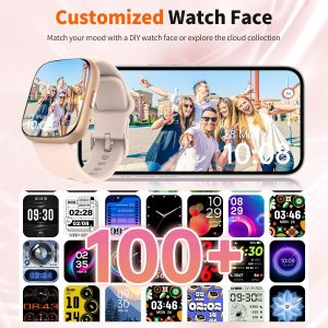 2026 Upgraded Smart Watch Alexa Built-in【1.83" HD Touchscreen】【BT5.3 Call, 100+ Sports Modes & IP68 Waterproof】 Fitness Tracker 24/7 Heart & Sleep Monitor for Android iOS Men Women