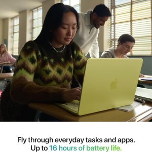 Apple 2026 MacBook Neo 13-inch Laptop with A18 Pro chip: Built for AI and Apple Intelligence, Liquid Retina Display, 8GB Unified Memory, 256GB SSD Storage, 1080p FaceTime HD Camera; Citrus