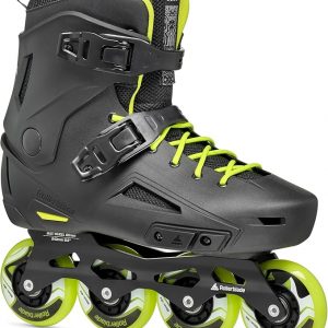 Rollerblade Lightning Men's Urban Inline Skate, Black and Lime