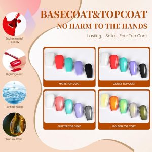 Nail Polish Kit with UV Light 25 Colors Gel Polish Starter Kit