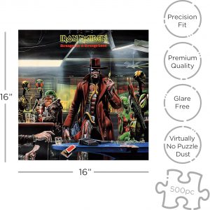 Rocksaws Iron Maiden Stranger in A Strange Land - Rompecabezas de 500 piezas, con licencia oficial de Rock N Roll Band coleccionable, rompecabezas para fanáticos, adultos, personas mayores y amantes