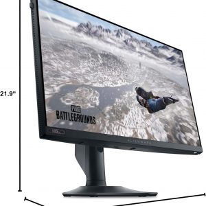 Monitor de juegos Alienware AW2524HF - 24.5 pulgadas (1920x1080) 500Hz (Overclock) 0.5ms de pantalla, ajuste de altura/inclinación/giro/pivote, 3 años de intercambio avanzado - Negro